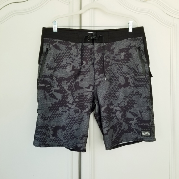 Pelagic Shorts Pelagic Black Camo Ocean Master High Performance